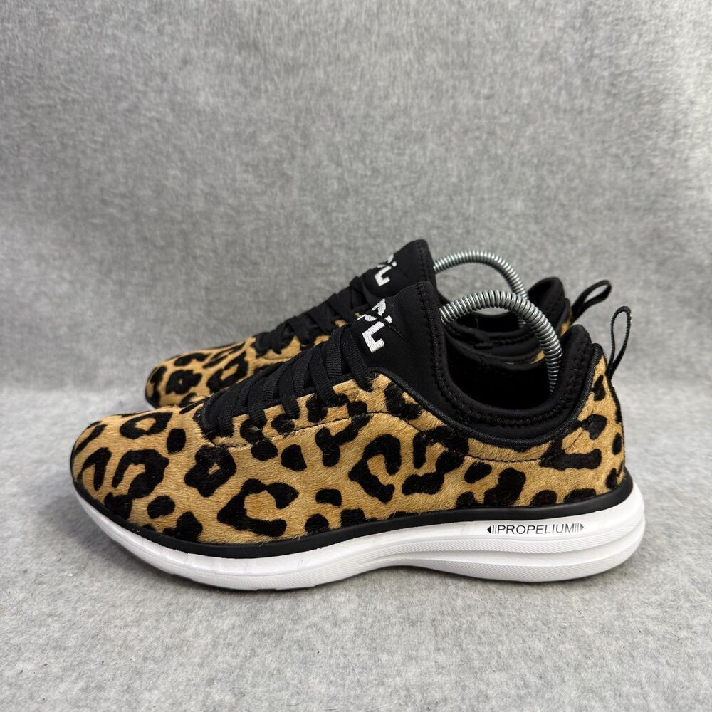APL Shoes Womens Size 7 Techloom Phantom Leopard Print Athletic Running Sneakers